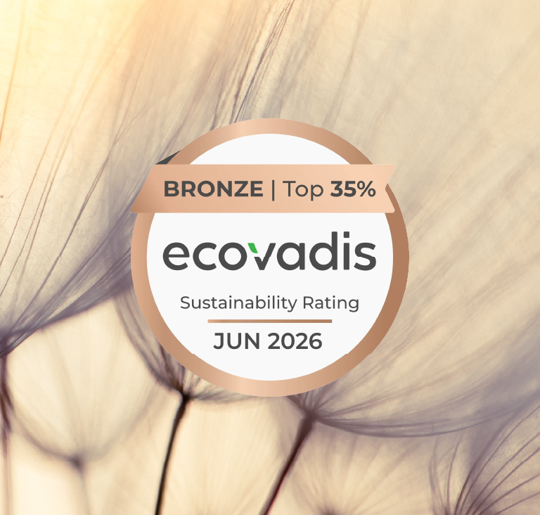 EcoVadis Bronze medal for sustainability rating